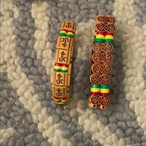 Handmade Ghanaian bracelets